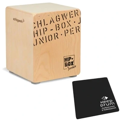 Abbildung von Schlagwerk CP 401 Hip Box Junior Cajon + keepdrum Pad Sitzauflage