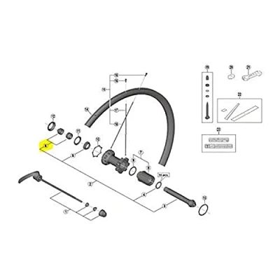 Abbildung von Linke Gegenmutter und Konus mit Staubschutzkappe Shimano WH R9170 C60 TU R12