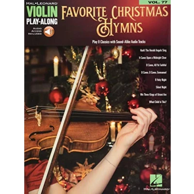 Abbildung von Favorite Christmas Hymns: Violin Play Along Volume 77 [With Access Code] (Hal Leonard along, Band 77) 77,