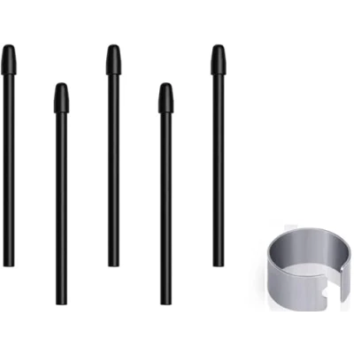 Abbildung von Noris Digital EMR Stylus Tips Ersatz für STAEDTLER Jumbo/Noris Pens Feder, Styus Nibs Soft Tip (5 Stück Spitzen, Schwarz)