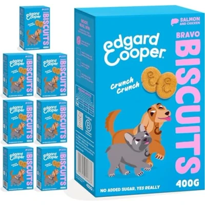 Abbildung von Edgard&amp;Cooper Keks 400 g Hundesnacks Lachs...