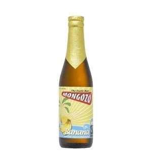 Abbildung von 6 Flaschen Mongozo Banana Exotic Beer 3,6% Vol.a 330ml inc. 0.48 MEHRWEG Pfand Bier + Banane