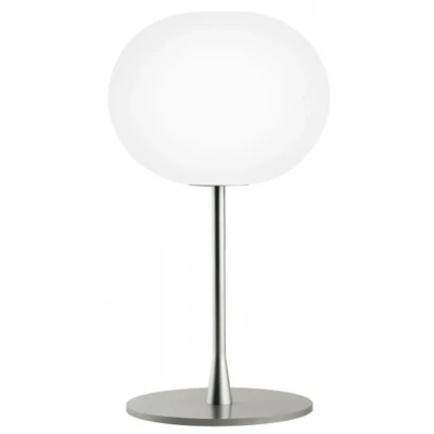 Abbildung von FLOS Glo Ball Table 1 Tischleuchte, silber matt