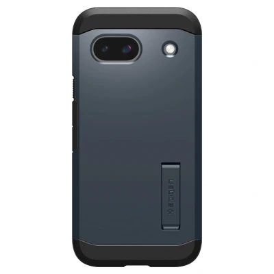 Abbildung von Google Pixel 8a Hülle Kunststoff Spigen Hard Case/Backcover Handyhülle Grau Shockproof/Stoßfest