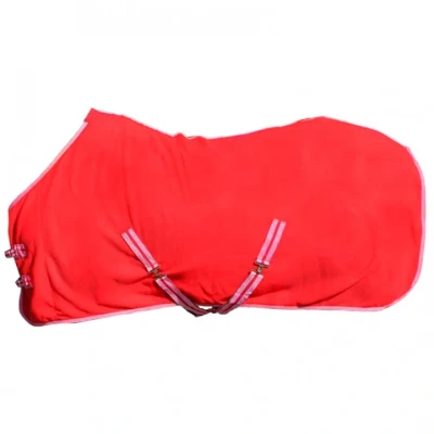 Abbildung von QHP Fleecedecke Color Rot