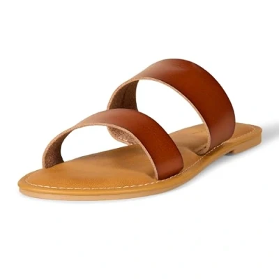 Abbildung von Amazon Essentials Damen Sandale mit Zwei Bändern, Bräunen, 38 EU