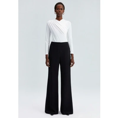 Abbildung von touche prive Langarmbody Drapierter Body für Damen, Polyester, Lycra, eleganter und dehnbarer E