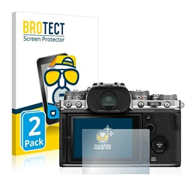 Abbildung von BROTECT Entspiegelungs Schutzfolie für Fujifilm X T4 (2 Stück) Matte Displayschutz Folie, Anti Reflex, Fingerprint