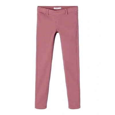 Abbildung von Name it Nkfpolly Stoffhose für Kinder, Größe: 158, Deco rose