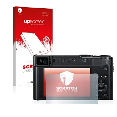 Abbildung von upscreen Schutzfolie für Panasonic Lumix DC TZ202 / TZ202D Kristall klar, Kratzschutz, Anti Fingerprint