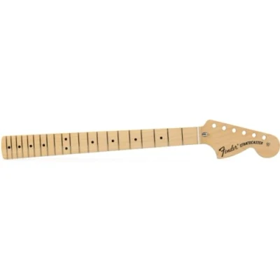 Abbildung von Fender Classic Series Stratocaster® „U“ Hals, 3 Schrauben Halterung, 21 Bünde im Vintage Stil, Griffbrett aus Ahorn