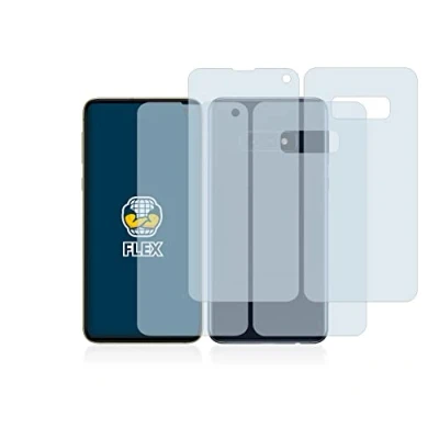 Abbildung von BROTECT 2 Stück Full Cover Schutzfolie für Samsung Galaxy S10e (Display+Rückseite) Screen Displayschutz Folie [3D Curved, Kristall Klar]