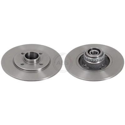 Abbildung von A.B.S. 16286C Bremsscheibe 238 8 4 100 voll beschichtet mit ABS Sensorring RENAULT: CLIO 2, 1