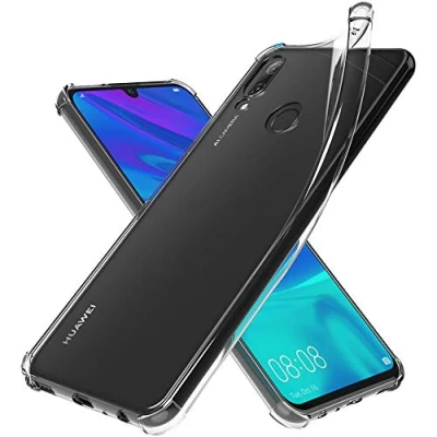 Abbildung von ebestStar Hülle für Huawei P Smart 2019, Silikon Handyhülle, Klar TPU Schutzhülle, verstärkten Rändern und Ecken, Transparent
