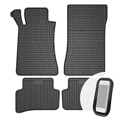 Abbildung von Gummimatten Auto Fußmatten Gummi Automatten Passgenau 4 teilig Set passend für Mercedes C Klasse W203 S203 2000 2007