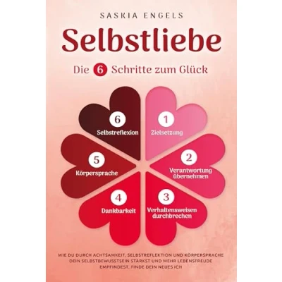 Abbildung von Selbstliebe Die 6 Schritte zum Glück: Wie du durch Achtsamkeit, Selbstreflektion und Körpersprache dein Selbstbewusstsein stärkst mehr Lebensfreude empfindest. Finde neues Ich