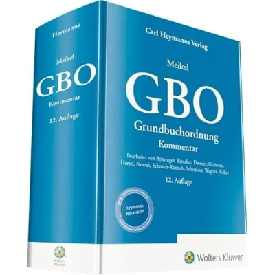 Abbildung von GBO Grundbuchordnung: Kommentar