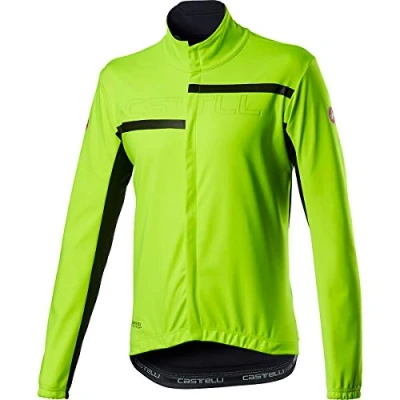 Abbildung von CASTELLI Herren Transition 2 Jacket Jacke, Neongelb/Black Black Reflex, XL