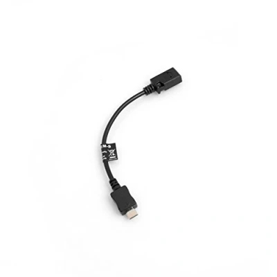Abbildung von System S Micro USB (Male) zu Mini (Female) Adapter Datenkabel Ladekabel Verlängerung 15 cm