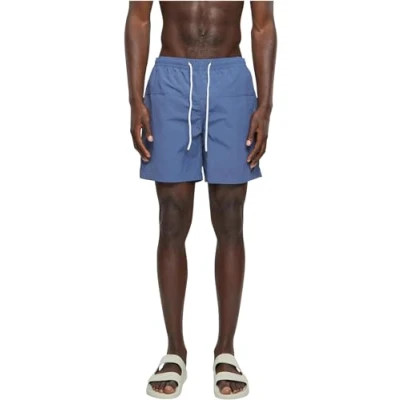 Abbildung von Urban Classics Badeshorts, Herren, Größe: Large, Vintageblue
