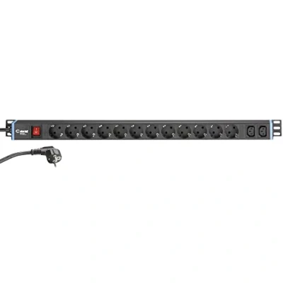 Abbildung von Adam Hall Accessories 874714 Steckdosenleiste mit 12 SCHUKO DOSEN +IEC