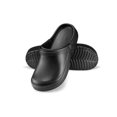 Abbildung von ESTRO Gartenclogs Damen Clogs Gummi Gartenschuhe Garten Leicht Gummischuhe Sommer F07 (37 EU, Schwarz)
