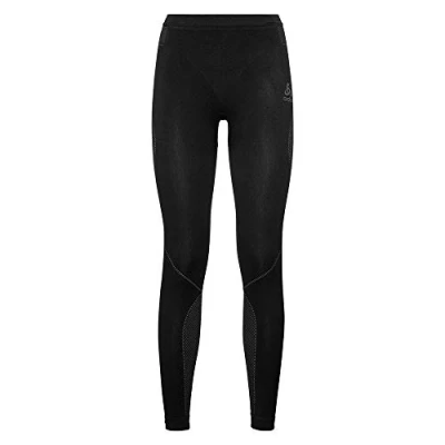 Abbildung von Odlo Damen Bl Bottom Lange Fundamentals Performance Warm Leggings, Black Graphite Grey, XS EU