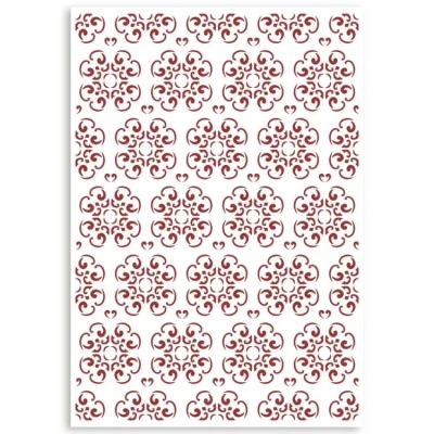 Abbildung von Stamperia KSG485 Stencil G cm 21x29,7 Casa Granada Wallpaper tiles, Multicoloured, A4, 3