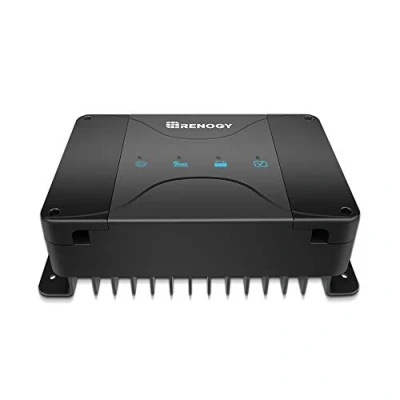 Abbildung von Renogy 30A DCDC Batterieladegerät Mppt Solarladeregler Ladebooster 12V netzunabhängig für Starterbatterie und Versorgungsbatterie Wohnmobil, Wohnwagen