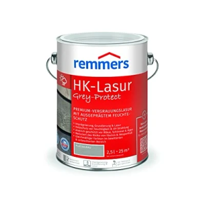 Abbildung von Remmers Holzschutzlasur HK LASUR GREY PROTECT 2.5 LTR
