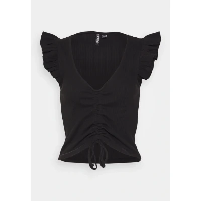 Abbildung von Pieces Tshirt basic, Damen, Größe: Large, Black