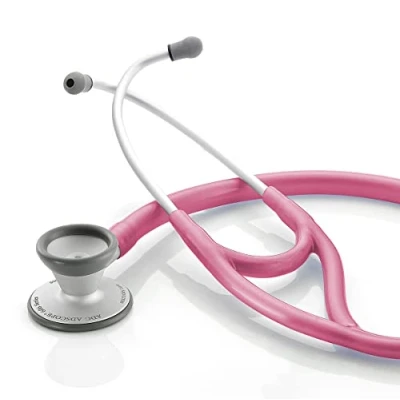 Abbildung von ADC Adscope 606 Ultra leichtes Kardiologie Stethoskop Himbeere Metallic