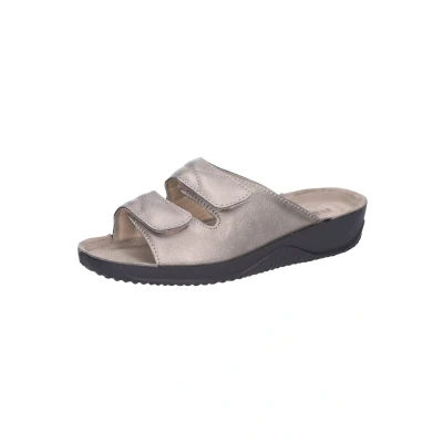 Abbildung von Rohde Pantolette flach, Damen, Größe: 36, Silber Schuhe