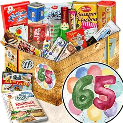 Abbildung von 65. Geburtstag + DDR Geschenkkorb Geburtstagsgeschenke Freund