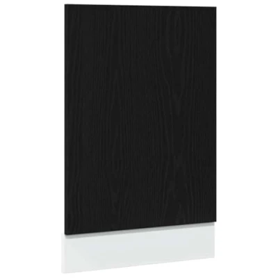 Abbildung von vidaXL Geschirrspülerblende Schwarz Eichen Optik 45x1,5x67 cm
