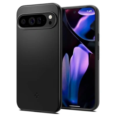 Abbildung von Google Pixel 9 Pro XL Hülle Kunststoff Spigen Hard Case/Backcover Handyhülle Schwarz