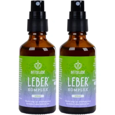 Abbildung von BitterLiebe® Leber* Komplex Spray Leberkur*, natürliche Unterstützung der Leberfunktion* mithilfe von Cholin hochdosiert mit Mariendistel Artischocke Löwenzahn und Bitterstoffen (2)