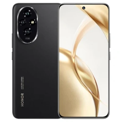 Abbildung von HONOR 200 Smartphone 5G 12 GB RAM 512 ROM, 66 W Super Charge, 120 Hz 6,7 Zoll AMOLED, Dreifachkamera 50 MP, Snapdragon 7 Gen 3, 5200 mAh Akku, Android 14, Dual Sim, NFC, Schwarz