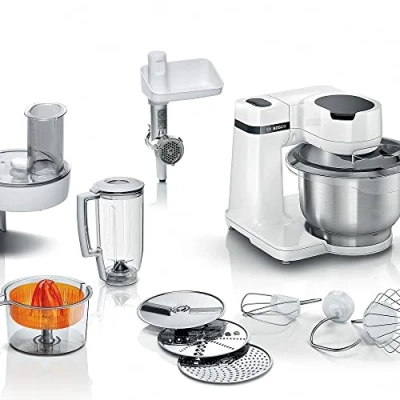 Abbildung von Bosch Serie 2 MUM, 3,8 l, Weiß, Tasten, 2,4 kg, 1,7 1,1 m