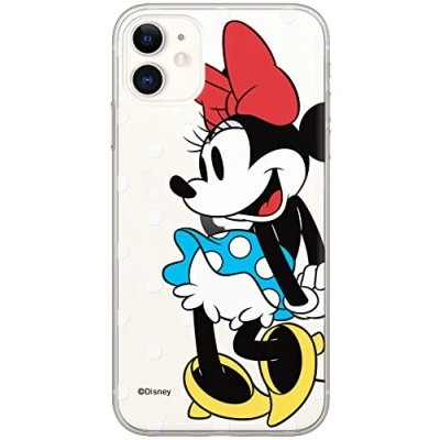 Abbildung von ERT GROUP Original und Offiziell Lizenziertes Disney Minnie Mickey Maus Handyhülle für iPhone 11, Case, Hülle, Cover aus Kunststoff TPU Silikon, schützt vor Stößen Kratzern