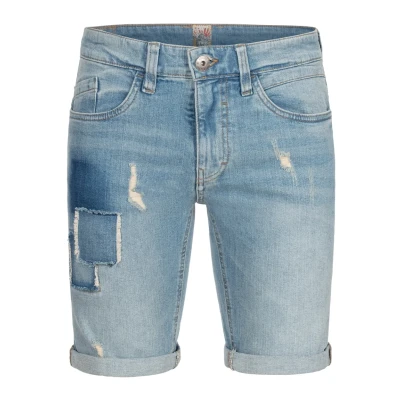 Abbildung von Indicode Jeans Roberts Shorts, Herren, Größe: Medium, Blue wash