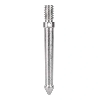 Abbildung von Edelstahl Spike Mount Adapter für Stativ Einbeinstativ mit 3/8 Zoll Gewinde Interface Kamera Zubehör(8cm)