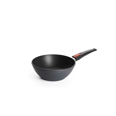 Abbildung von Woll Diamond Lite Wok und Rührpfanne Induktiv , Ø 24 cm, 9 cm hoch Geeignet für alle Herdarten, Aluminiumguss, Antihaft Versiegelung, backofenfest, anthrazit
