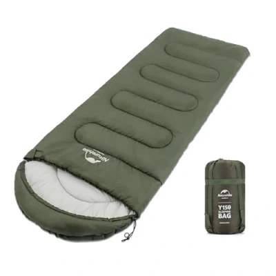 Abbildung von Naturehike Deckenschlafsack,3 Jahreszeit Wasserdicht Ultraleicht für Erwachsen Kinder über 7 Grad Camping Wandern Outdoor Aktivitäten 220 x 85CM mit Tragetasche