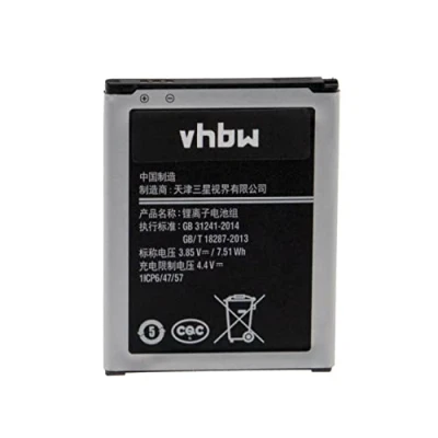 Abbildung von vhbw Akku Ersatz für Samsung EB BG160ABC Handy Smartphone Telefon (1950mAh, 3,85V, Li Ion)