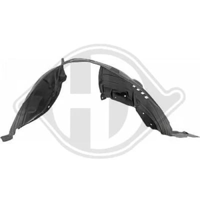 Abbildung von DIEDERICHS 6045908 Radhausschale innen, vorne rechts NISSAN: Qashqai / Qashqai+2 I