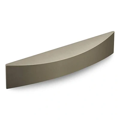 Abbildung von SO TECH® Möbelgriff SW28 BA 160 mm Edelstahloptik gebürstet, Muschelgriff Griff Schrankgriff Schubladengriff incl. Schrauben