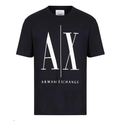 Abbildung von Armani Exchange Tshirt print, Herren, Größe: XL, Blu