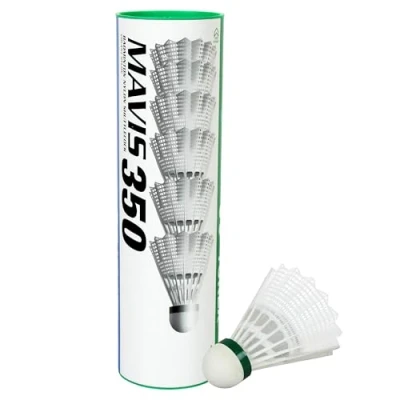 Abbildung von YONEX Badminton Federball Mavis 350 (Farbe/Größe: Weiss/Slow grün)