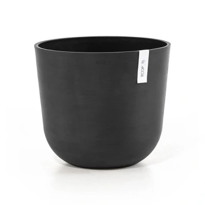 Abbildung von Ecopots Oslo 35 cm dunkelgrau Pflanzen /Blumentopf